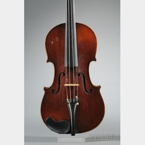 French Violin, Medio Fino, c. 1900