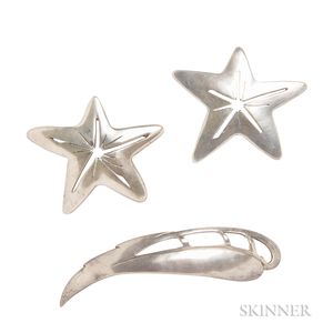 Three Sterling Silver Jewelry Items, Janiye