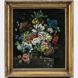 British School, 19th Century Floral Still Life