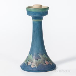 Sadie Irvine for Newcomb College Pottery Holly Candlestick