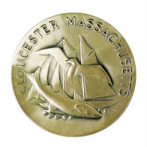 George Manuel Aarons (American, 1896-1980) Gloucester, Massachusetts 350th Anniversary Medallion