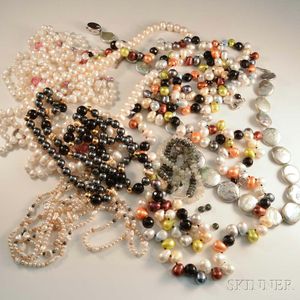 Group of Assorted Pearl and Costume Jewelry