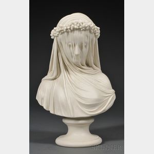 Copeland Parian Bust of The Bride