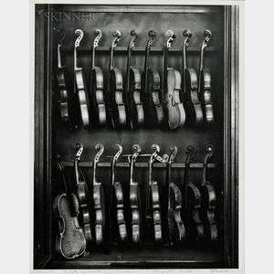 Arnold Newman (American, 1918-2006) Violins, Philadelphia