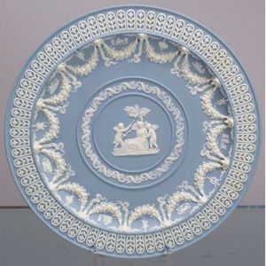 Wedgwood Solid Light Blue Jasper Trophy Plate