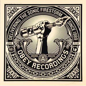 Shepard Fairey (American, b. 1970) Sonic Firestorm