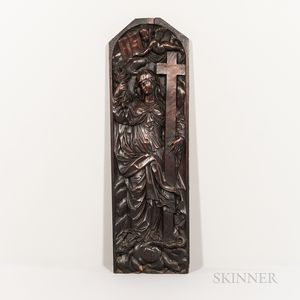 Carved Oak Ecclesiastical Carving