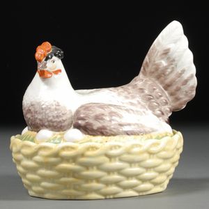 Russian Porcelain Hen-form Tureen