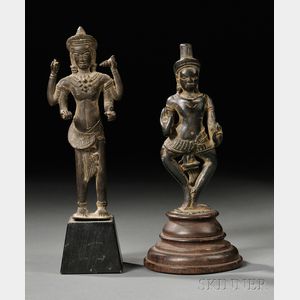 Two Khmer Bronzes