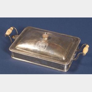 George III Silver Lidded Chafing Dish