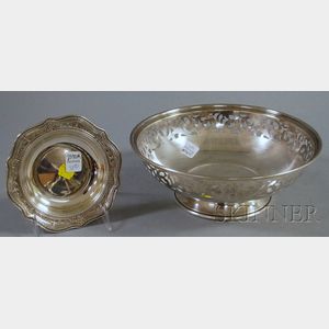 Two Sterling Table Items