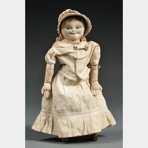 Painted Cloth Lady Doll