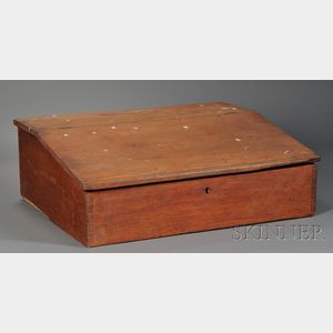 Shaker Pine Red-washed Tabletop Desk