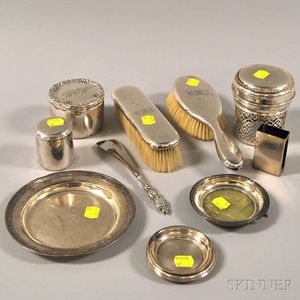 Small Group of Assorted Silver Articles