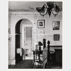 Walker Evans (American, 1903-1975) Bedroom Interior, Storrs House, Hartford, Connecticut