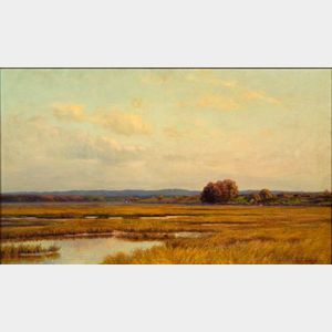 Edmund E. Case (American, 1844-1919) Autumn Marshes
