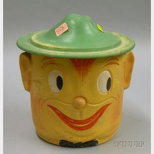 Robinson-Ransbottom Pottery/RRP "Oscar" Cookie Jar