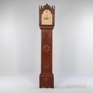 Paint-decorated Wooden Works Tall Clock