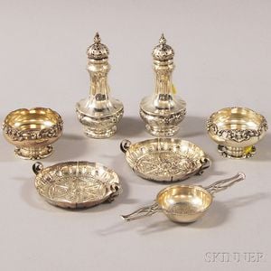 Seven Assorted Small Silver Table Articles