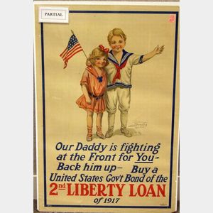 Three United States WWI Lithographed Posters