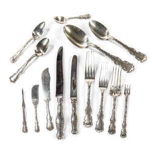Whiting Manufacturing Co. Louis XV Pattern Flatware Service