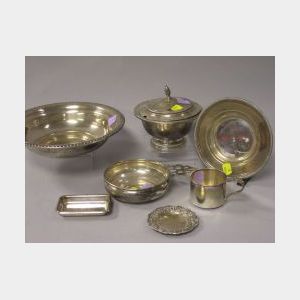 Six Pieces of Sterling Silver Hollowware