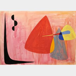 Alexander Calder (American, 1898-1976) Untitled Abstract Composition