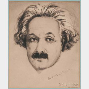 Elias Mandel Grossman (American, 1898-1947) Albert Einstein