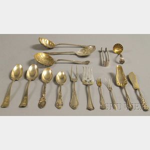 Small Group of Mostly Silver Flatware