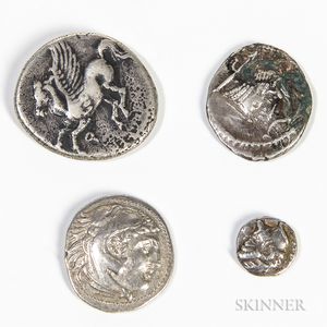 Four Greek and Phoenician Coins