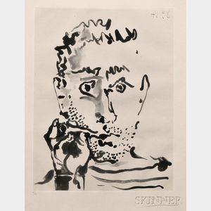Pablo Picasso (Spanish, 1881-1973) Fumeur. V