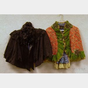 Two Victorian Mantles/Capelets