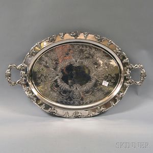Barbour Silver-plated Two-handled Serving Tray