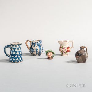 Five Miniature Pieces of Pottery