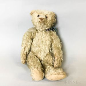Steiff Articulated Blonde Mohair Teddy Bear