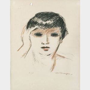 Kees van Dongen (Dutch, 1877 - 1968) Portrait Head