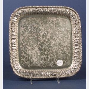 Tiffany & Co. Silver Soldered Salver