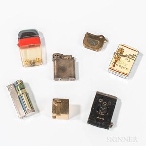 Seven Figural Lighters
