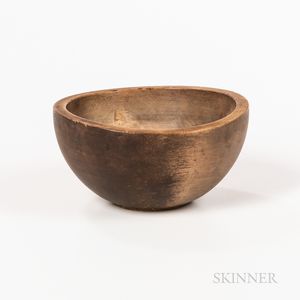 Small Turned Wooden Bowl