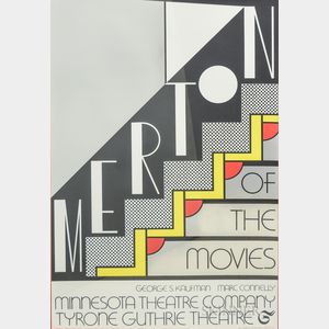 Roy Lichtenstein (American, 1923-1997) Merton of the Movies /List Art Poster