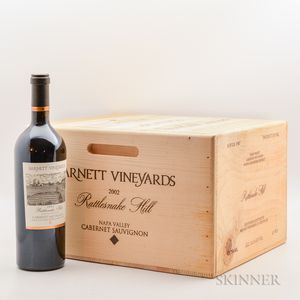 Barnett Vineyards Cabernet Sauvignon Rattlesnake Hill 2002, 6 bottles (owc)