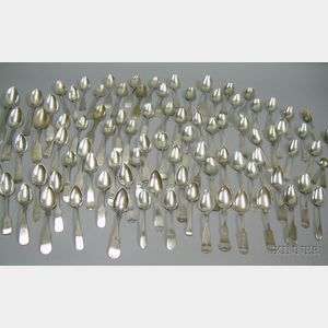Approximately 100 Coin Silver Spoons.