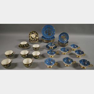 Thirty-eight Pieces of English Porcelain