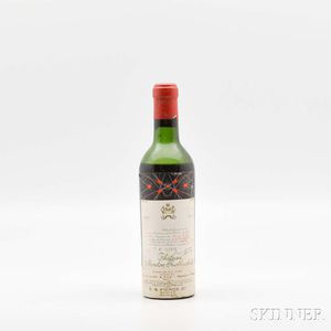 Chateau Mouton Rothschild 1959, 1 demi bottle