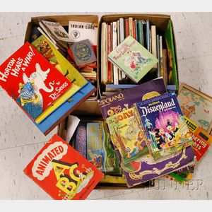 Large Group of Children's Toys, Comics, Transfers, and Related Material
