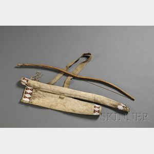Central Plains Beaded Hide Bow Case and Quiver