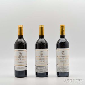 Chateau Pichon Lalande 2000, 3 bottles
