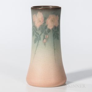 Edward T. Hurley for Rookwood Pottery Vellum Floral Vase