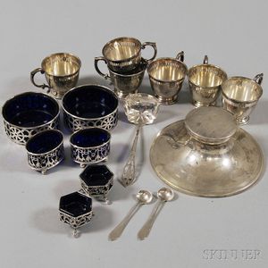 Small Group of Sterling Silver Tableware