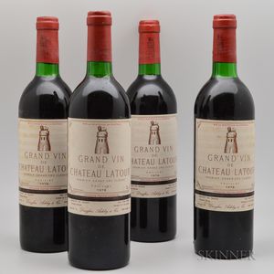 Chateau Latour 1978, 4 bottles